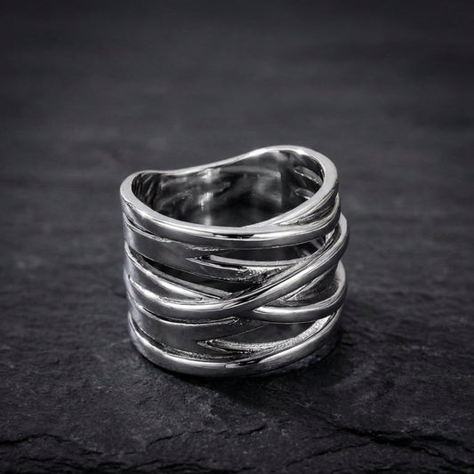 Minimalist Multilayer Cross Ring 29644660