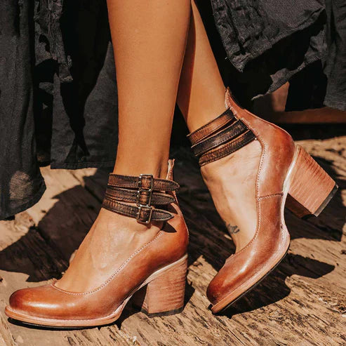 Patent Leather Ankle Boots