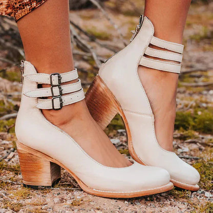 Patent Leather Ankle Boots