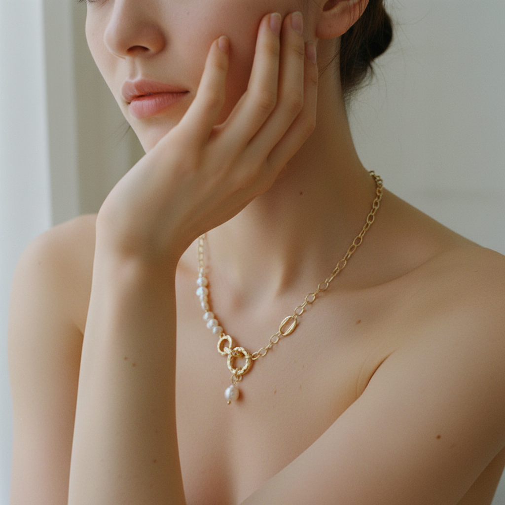 Natural Freshwater Pearl Necklace