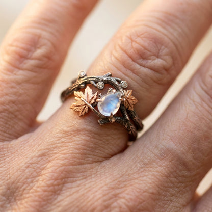 Nature Moonstone Ring