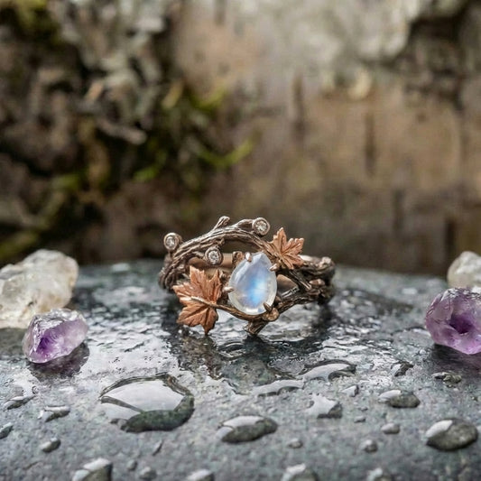 Nature Moonstone Ring