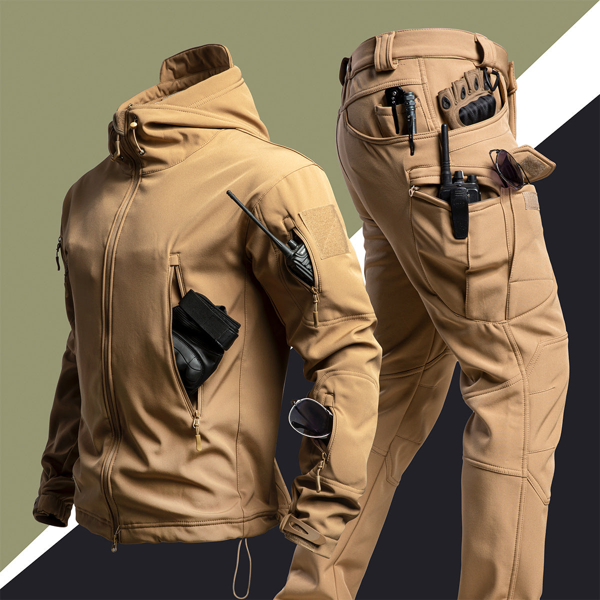 Khaki X7 Suit