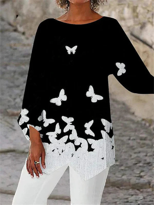 Glitter Swirl Print Tunic