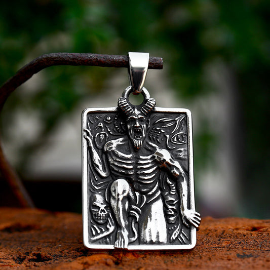 Devil Tarot Card Pendant