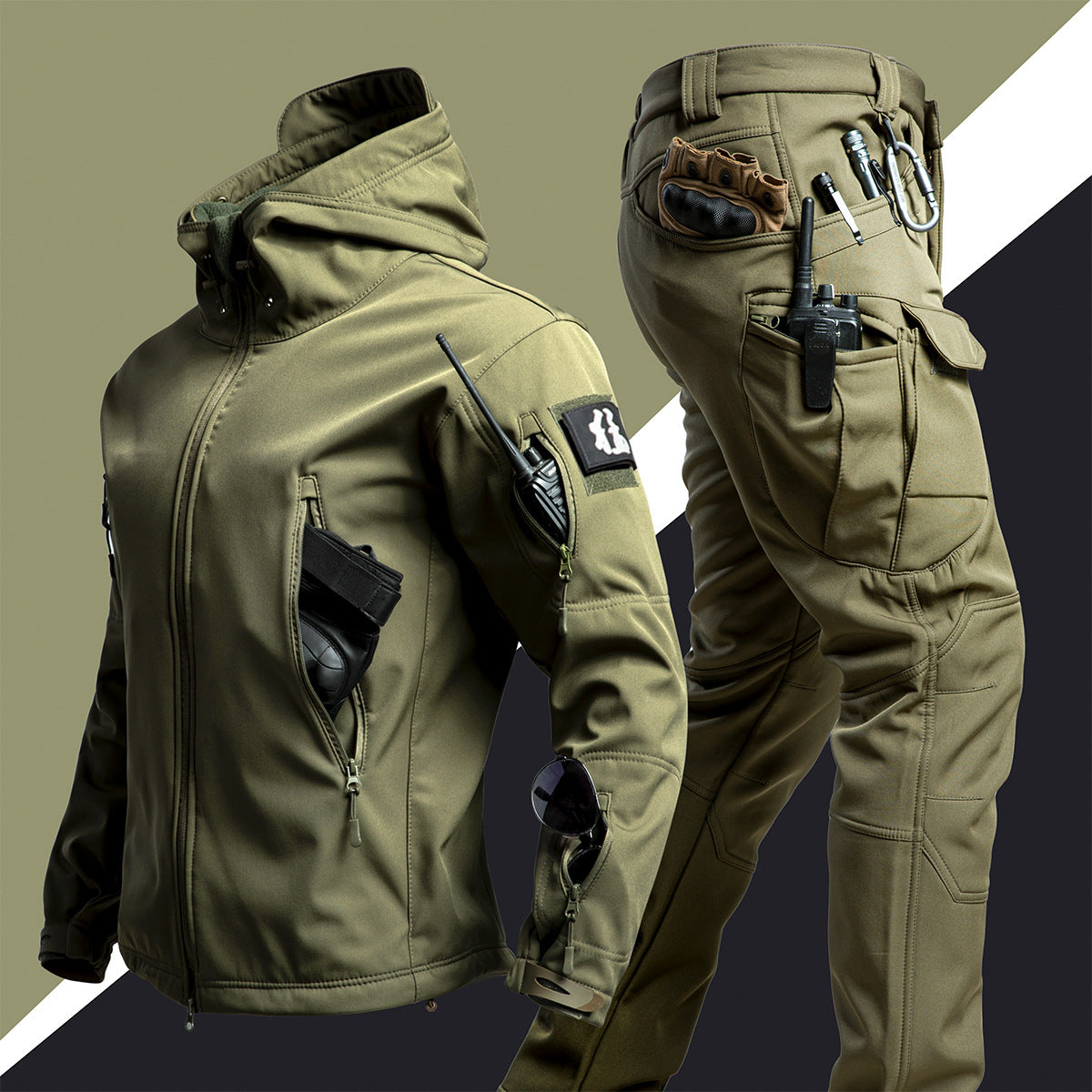 Army Green X7 Set