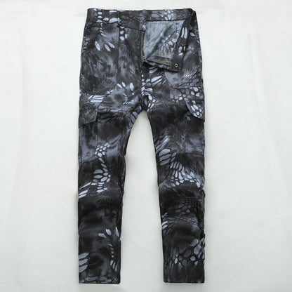 Black Camouflage Pants