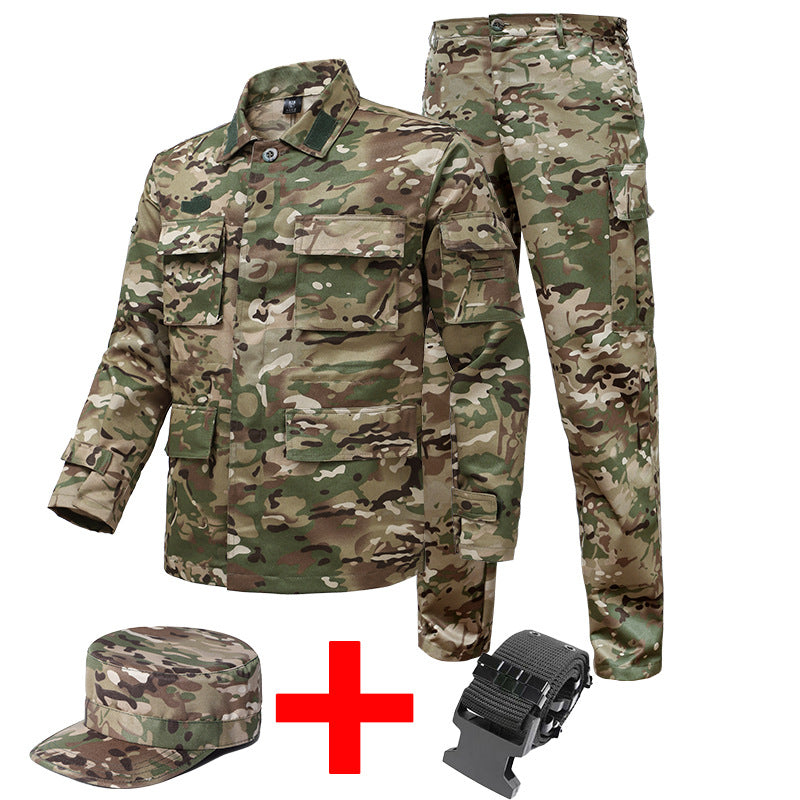 Cp Camouflage Uniform Suit + Hat + Belt