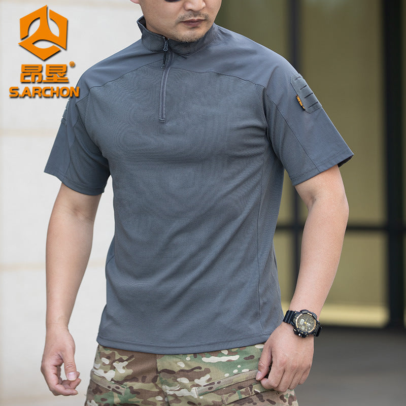 Gray Short Sleeves