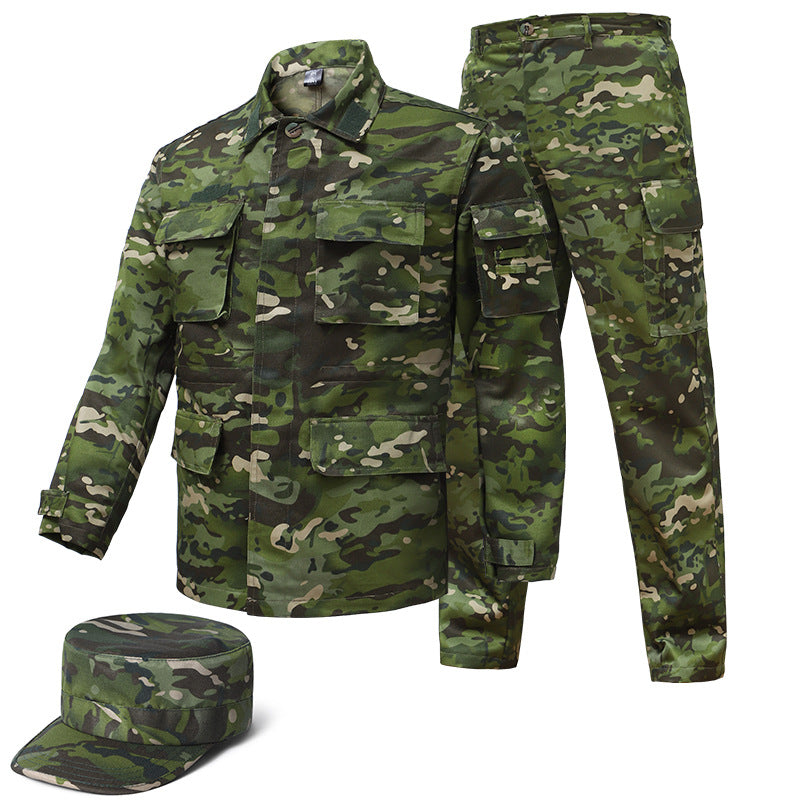 Woodland Camouflage Uniform Suit + Hat