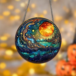 Ocean Wave Moon Suncatcher