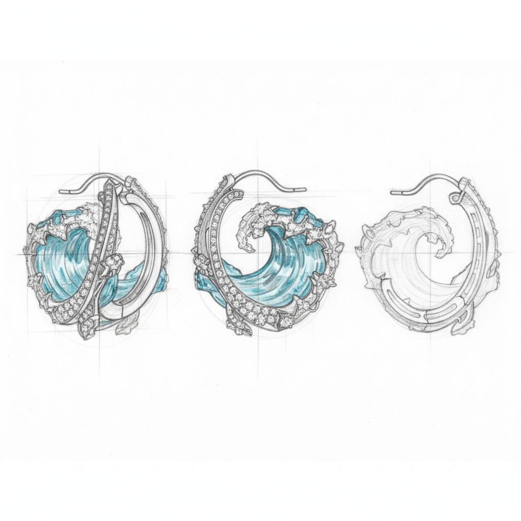 Ocean S Oath Earrings