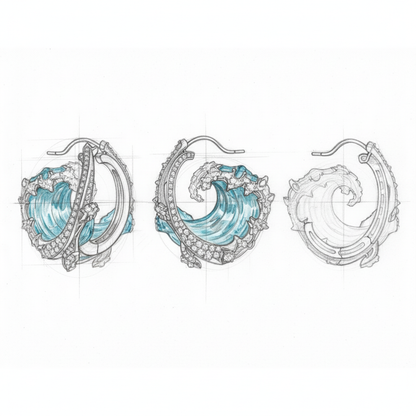 Ocean S Oath Earrings