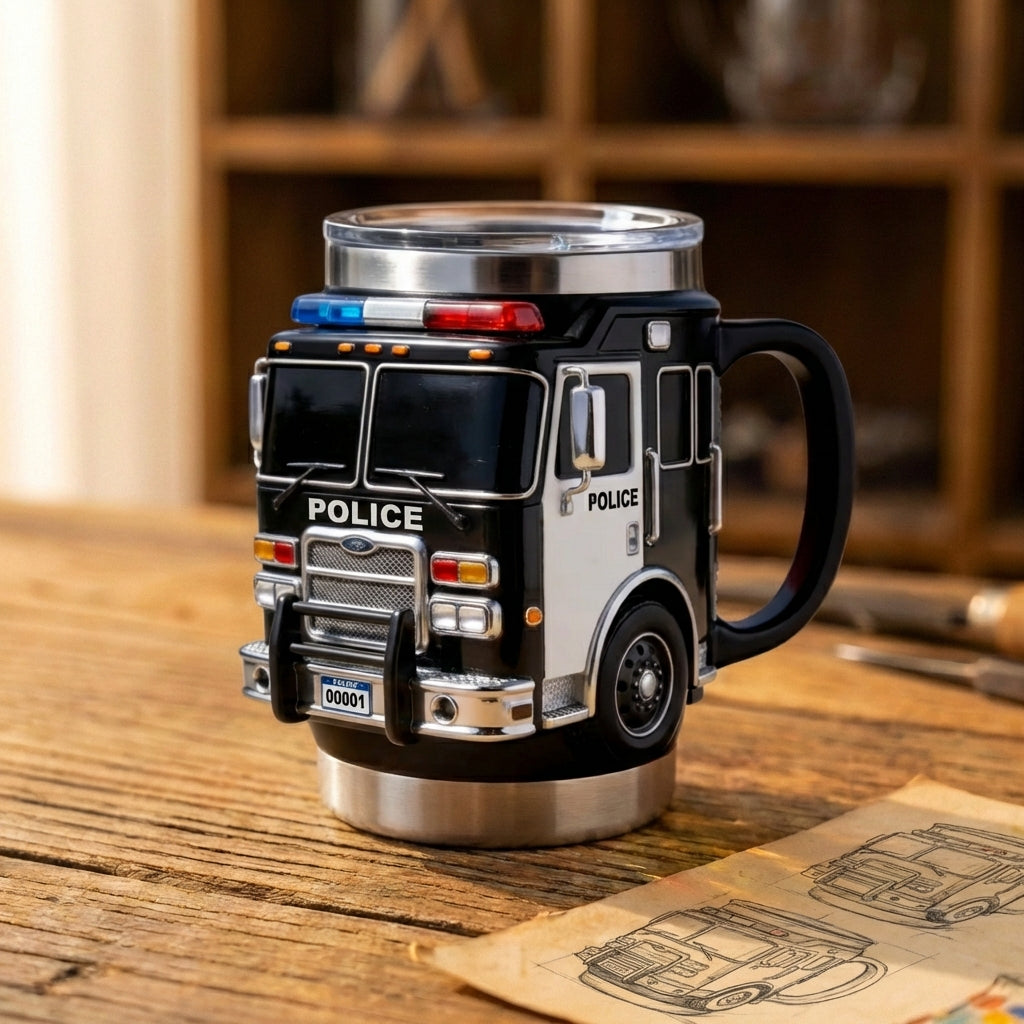 Police Squad Car Travel Mug