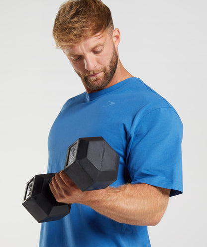 Gymshark Power T-Shirt - Lakeside Blue