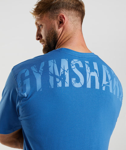 Gymshark Power T-Shirt - Lakeside Blue