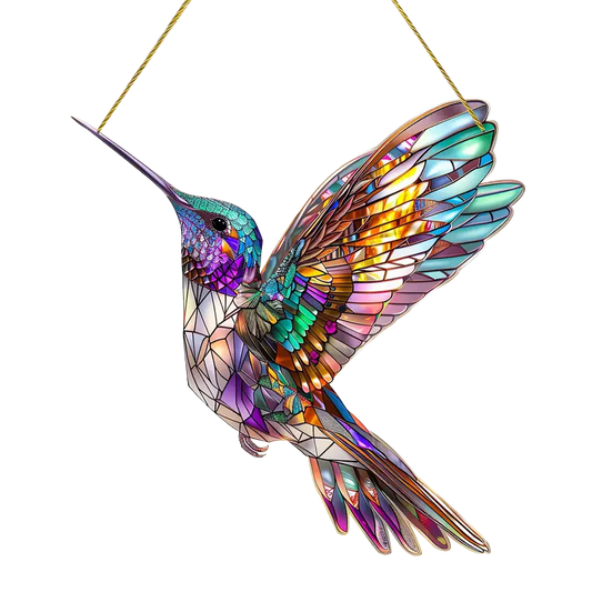 Prismatic Hummingbird Suncatcher