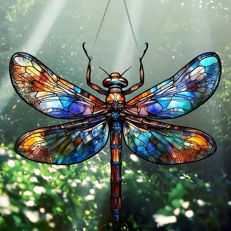 Rainbow Dragonfly Suncatcher