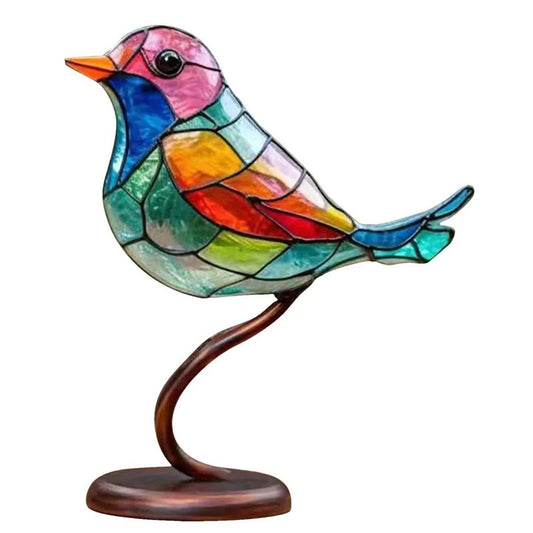 Rainbow Finch Sculpture