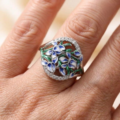 Romantic Lily Flower Ring