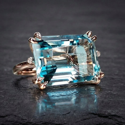 Romantic Sky Blue Ring 70743083