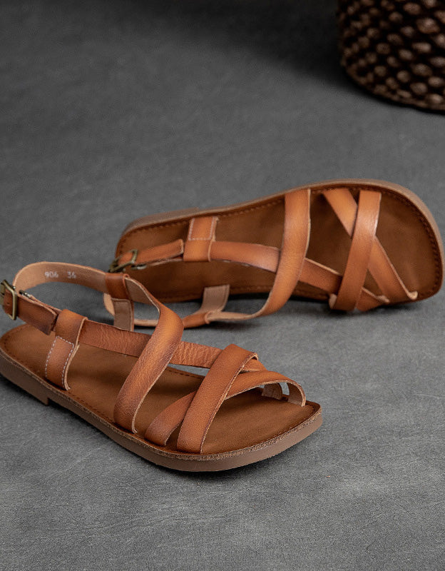 Strappy Flat Sandals
