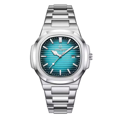 Men's Luxury Square-Round Watch