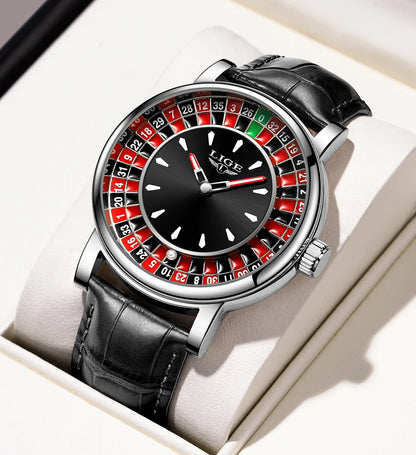 Men's Casino Roulette Wheel Watch