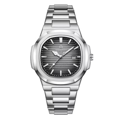 Men's Luxury Square-Round Watch