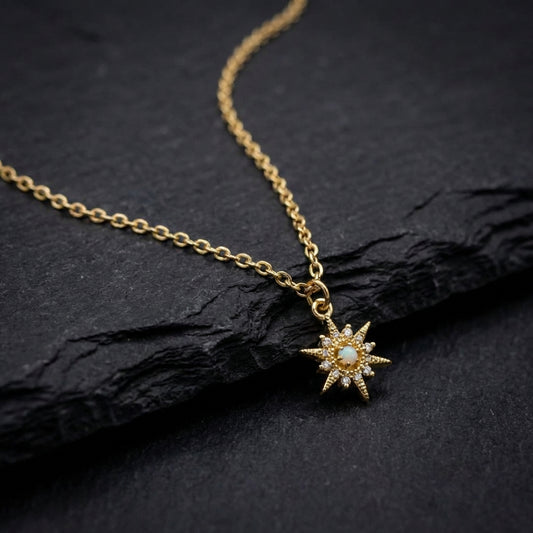 Stellina Opal Star Necklace