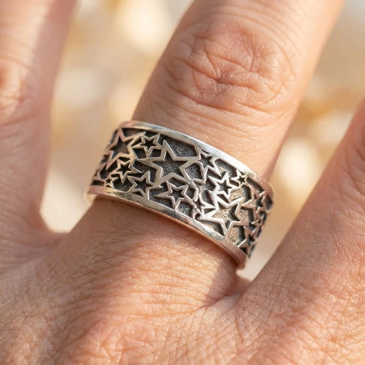 Vintage Star Lace Ring