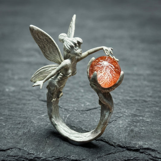 Vintage Angel Fairy Ring 03170528