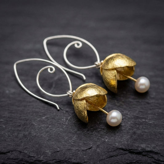 Vintage Bell Flower Earrings 20883674