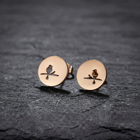 Vintage Bird Branch Earrings 15419832
