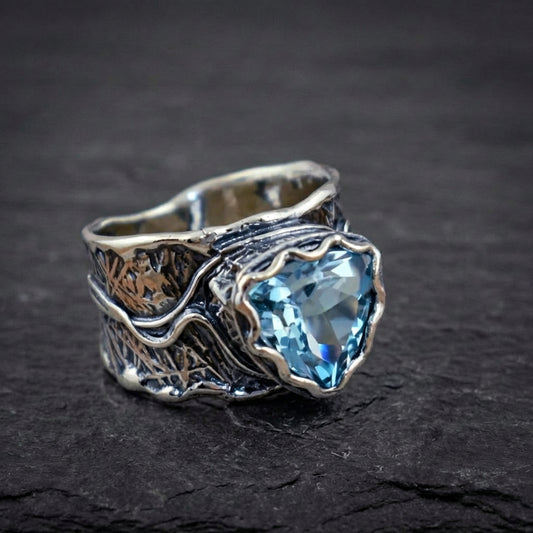 Vintage Blue Gemstone Ring 29625674