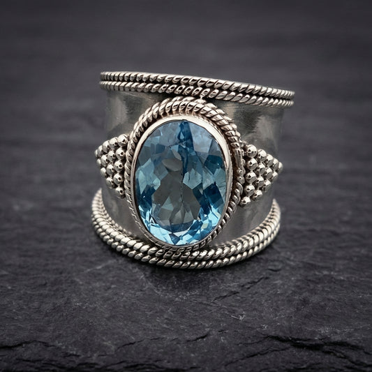 Vintage Blue Topaz Ring 22185910