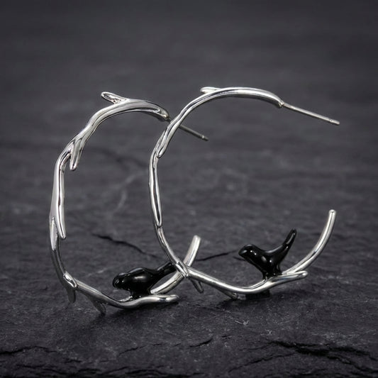 Vintage Branch Bird Earrings 59576102