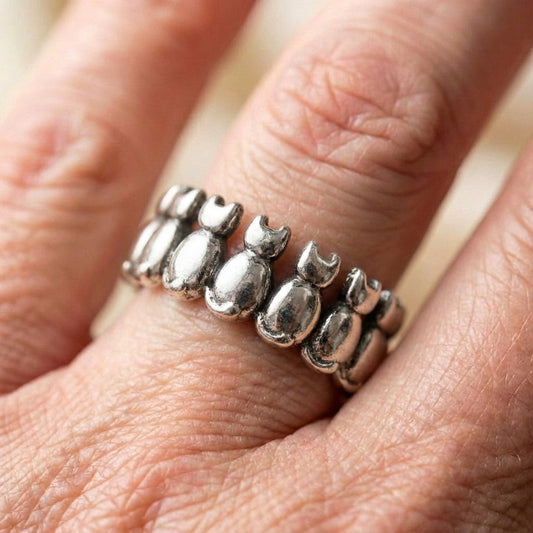Vintage Cat Ring