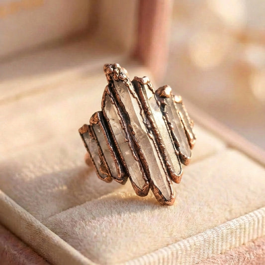 Vintage Cluster Statement Ring