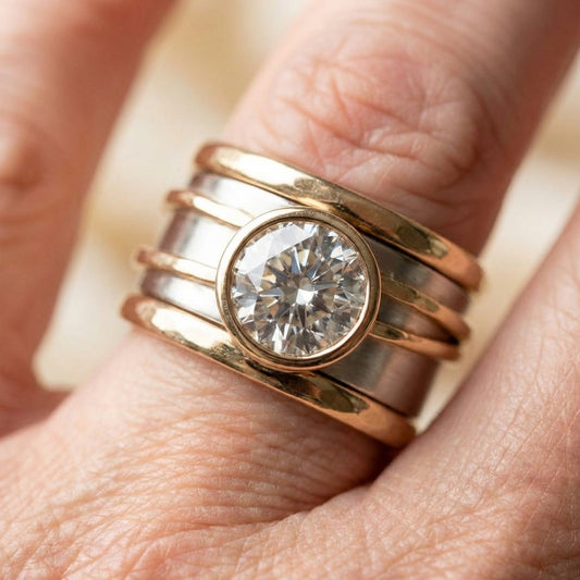 Vintage Crystal Statement Ring