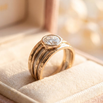 Vintage Crystal Statement Ring