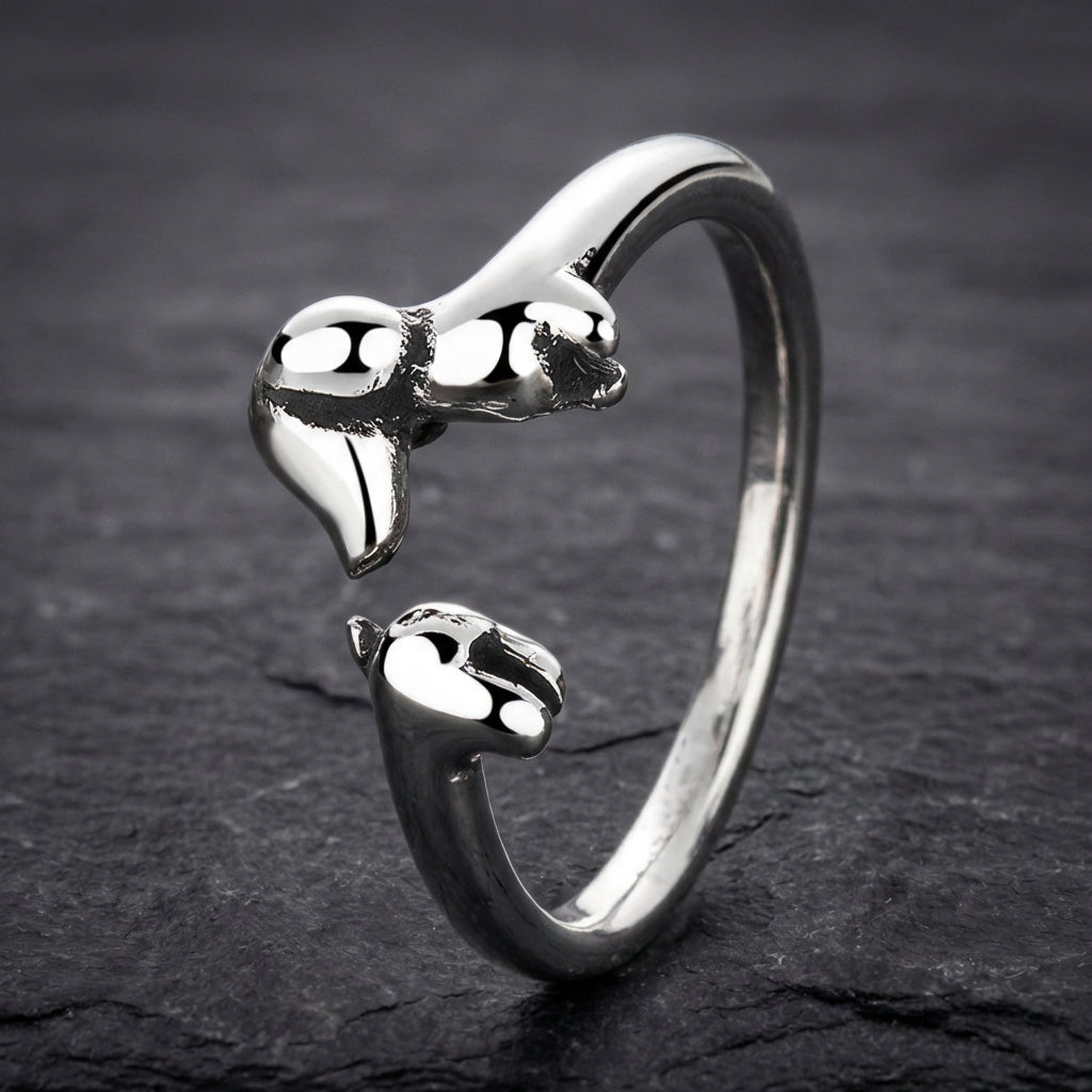 Vintage Dachshund Dog Ring 21010543