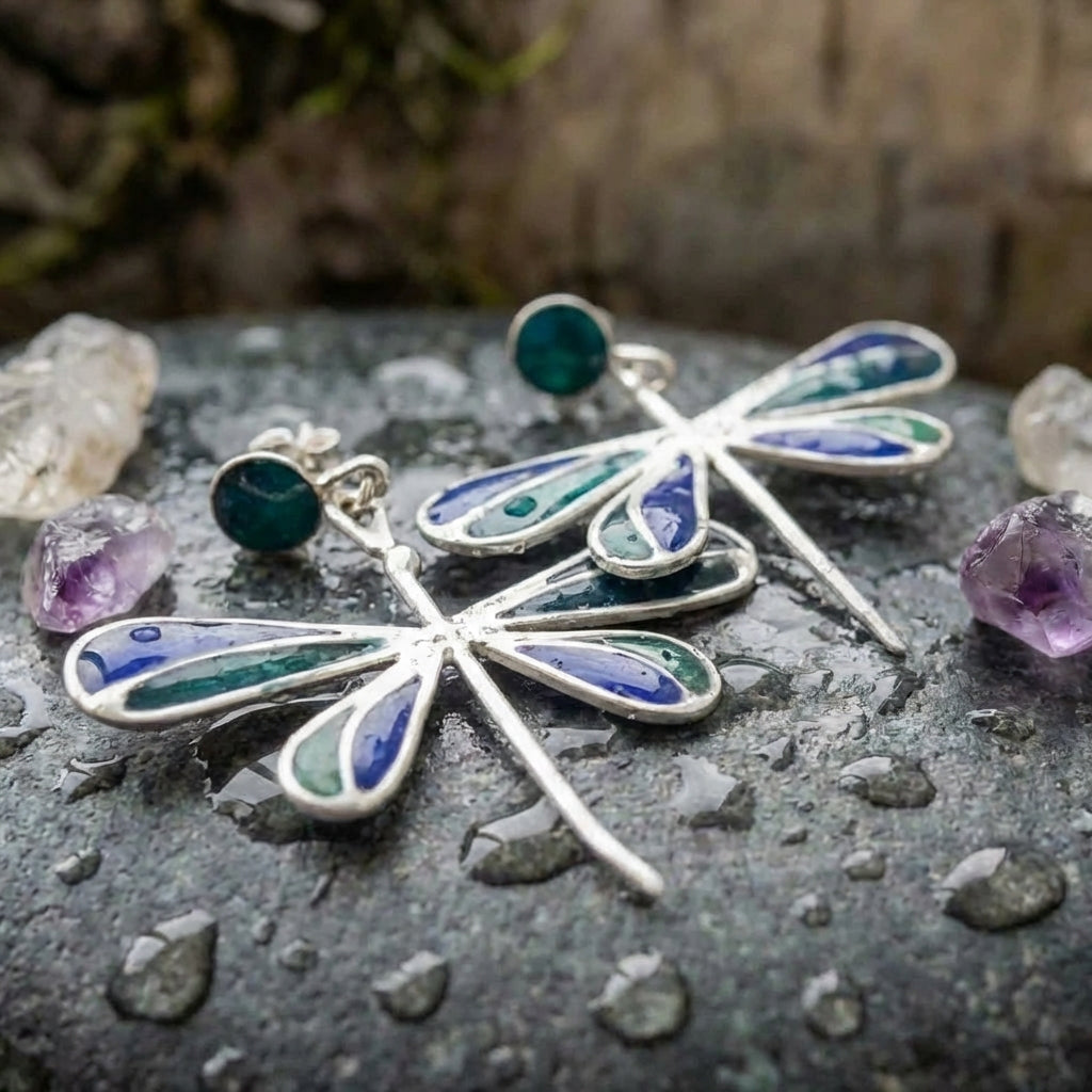 Vintage Dragonfly Earrings