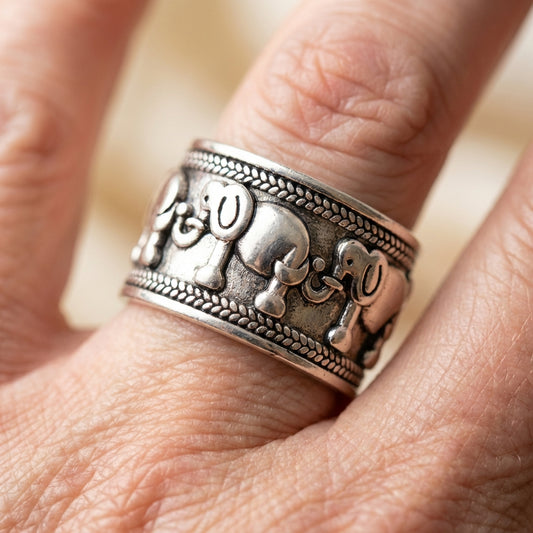 Vintage Elephant Ring