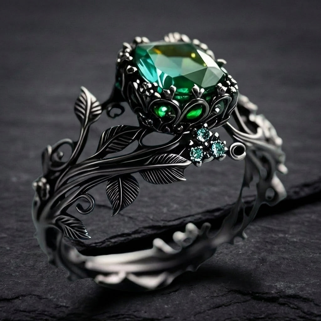 Vintage Emerald Statement Ring 25151338