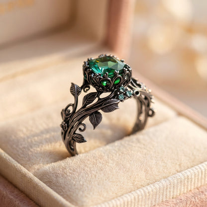 Vintage Emerald Statement Ring