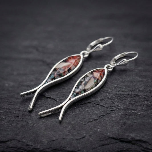 Vintage Fish Dangle Earrings 24751621
