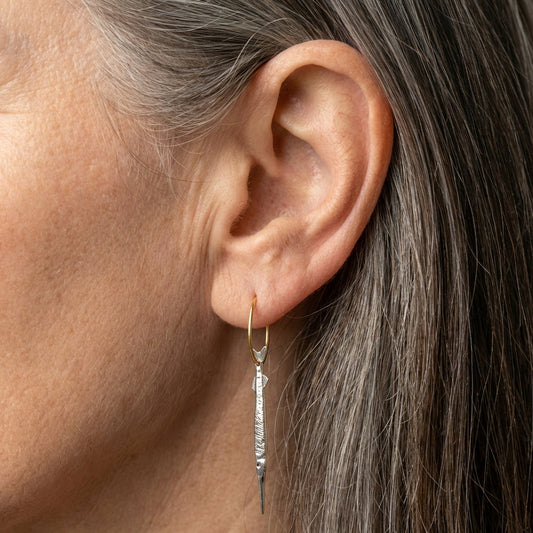 Vintage Fish Drop Earrings