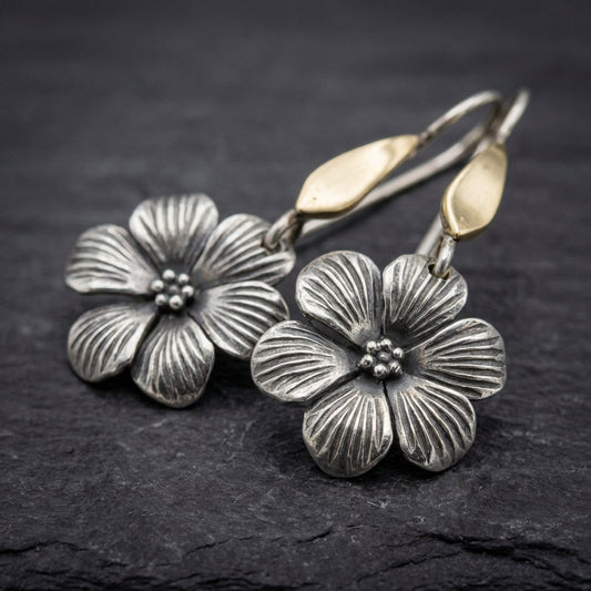 Vintage Flower Dangle Earrings 30363394