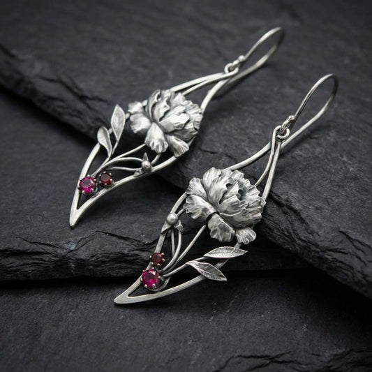 Vintage Flower Dangle Earrings 51921382